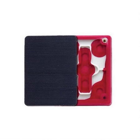 3M 3M Hookit Pad 20433, 3 in x 4 in x 1/2 in Red Foam 7000045010